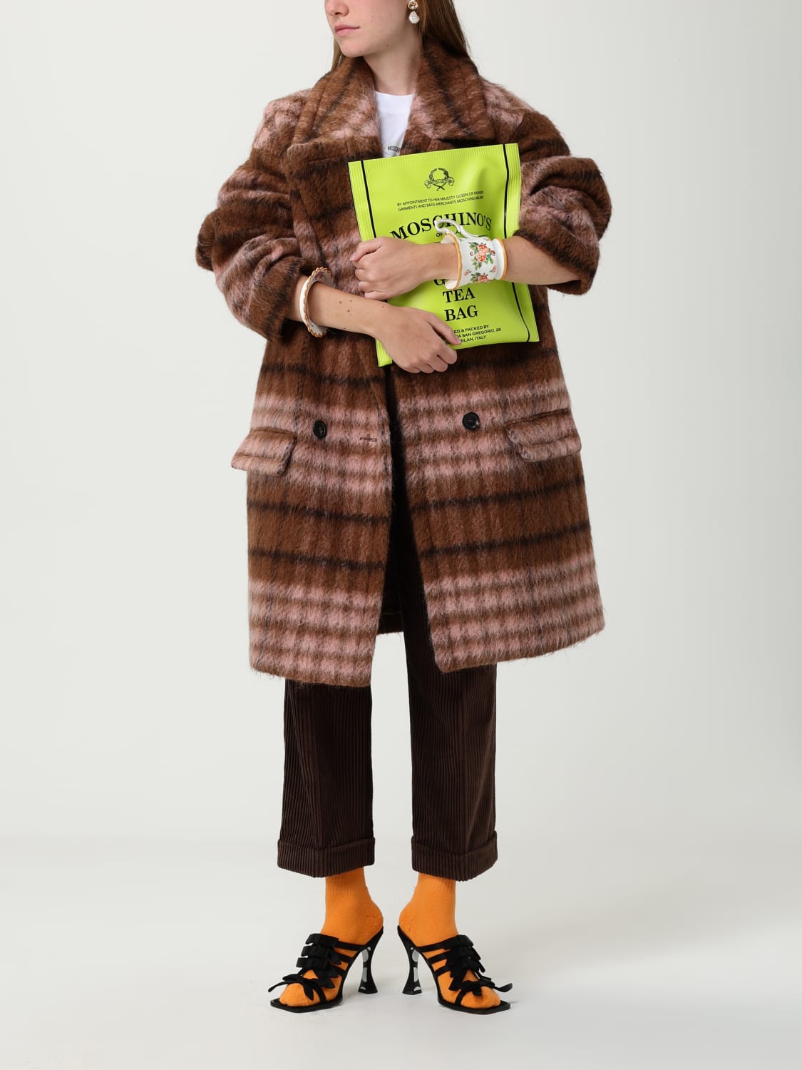 MOSCHINO COUTURE COAT: Coat woman Moschino Couture, Multicolor - Img 2