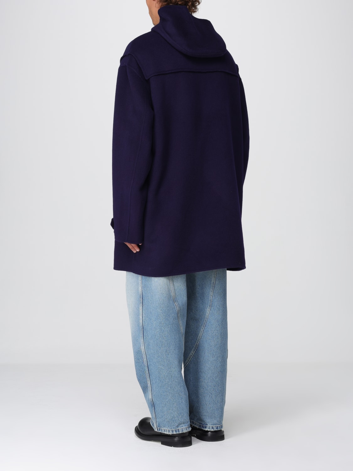 MOSCHINO COUTURE COAT: Coat men Moschino Couture, Blue - Img 3