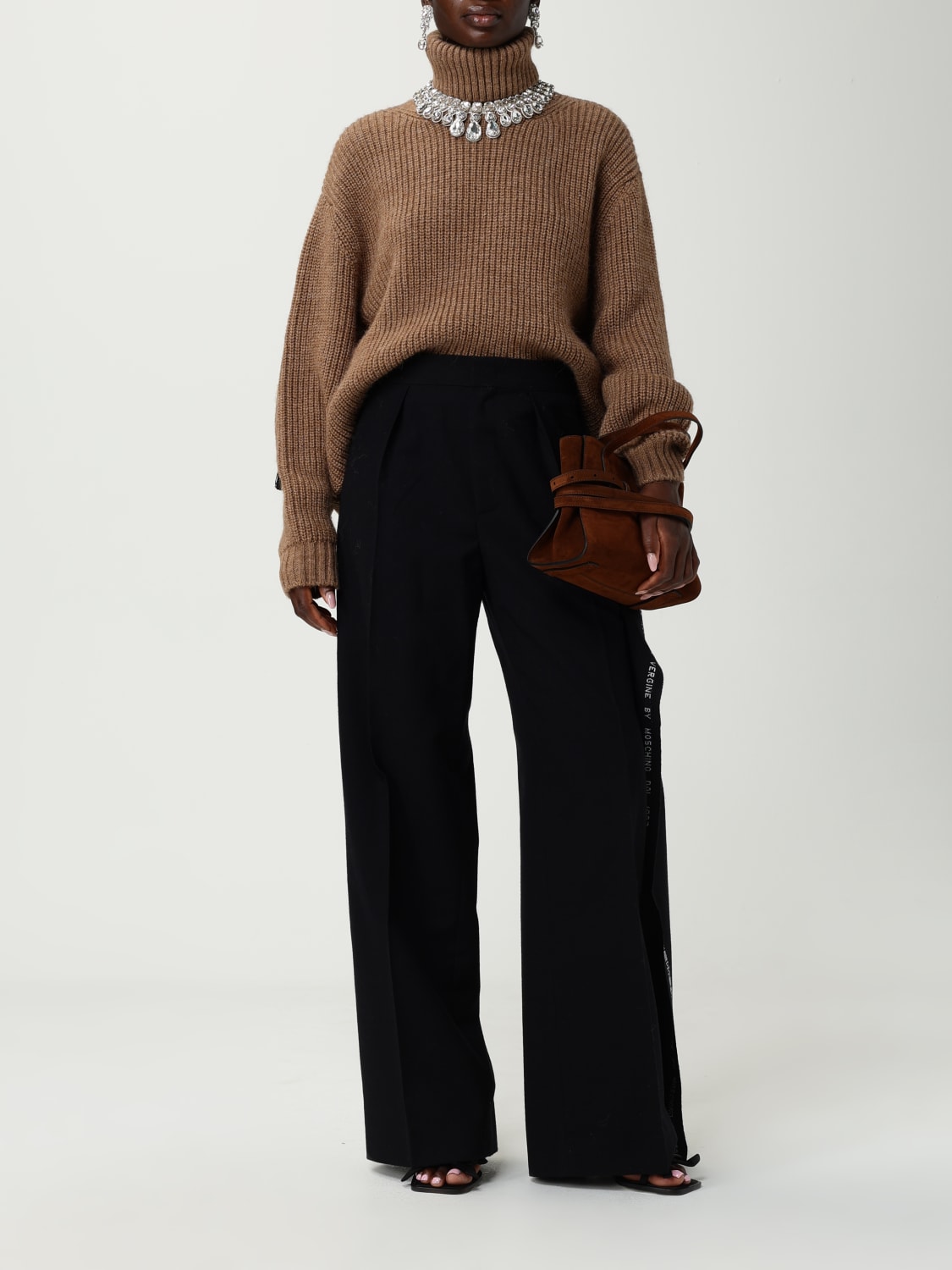 MOSCHINO COUTURE HOSE: Hose damen Moschino Couture, Schwarz - Img 2