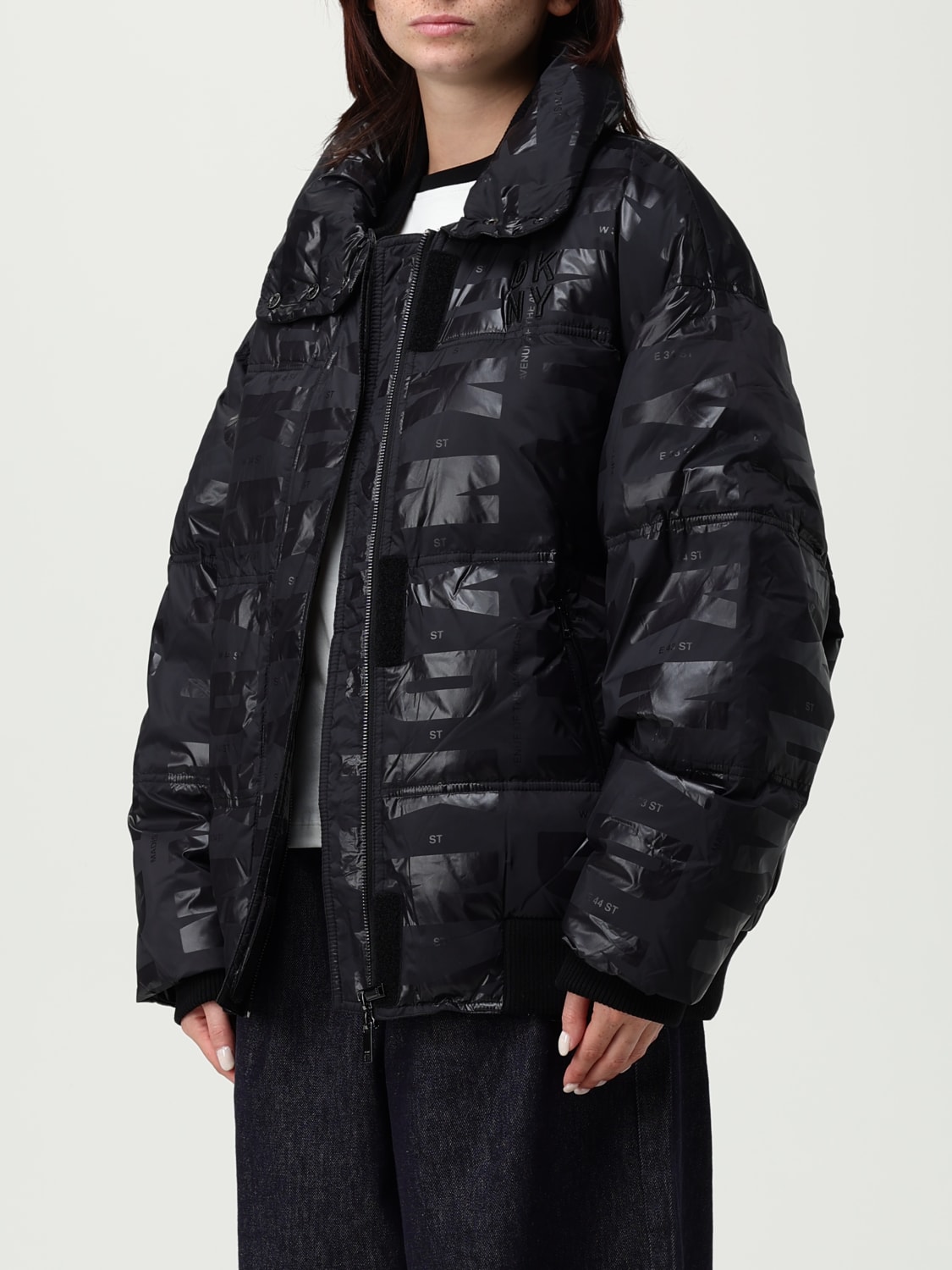 DKNY JACKET: Jacket woman Dkny, Black - Img 3