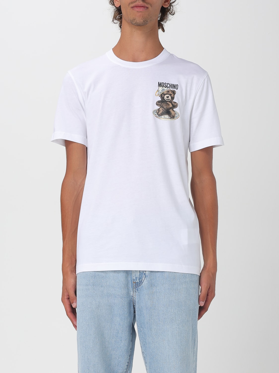MOSCHINO COUTURE T-SHIRT: T-shirt men Moschino Couture, White - Img 1