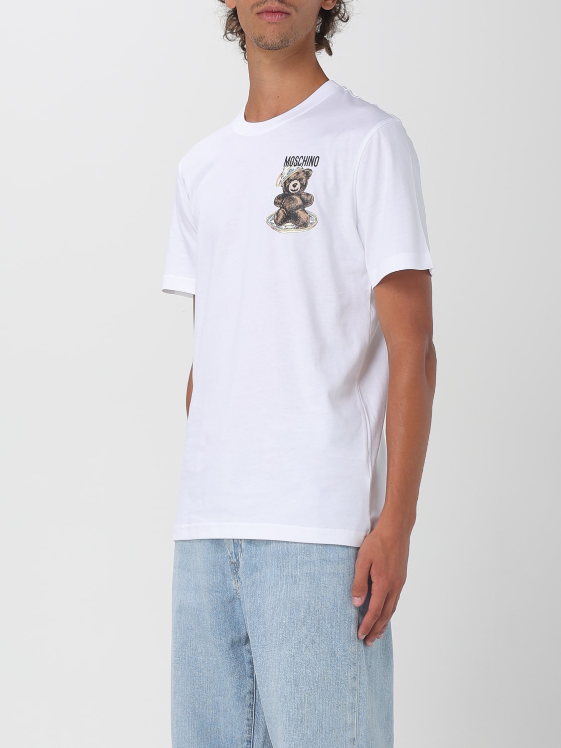 MOSCHINO COUTURE T-SHIRT: T-shirt men Moschino Couture, White - Img 3