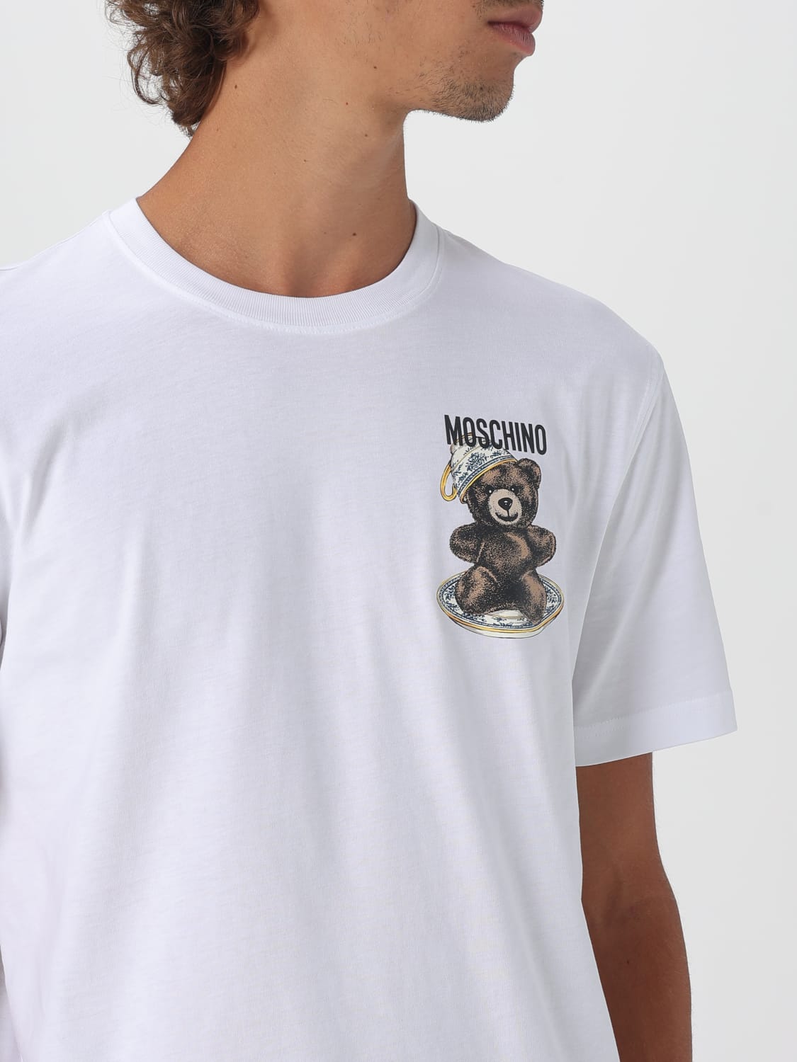 MOSCHINO COUTURE T-SHIRT: T-shirt men Moschino Couture, White - Img 4