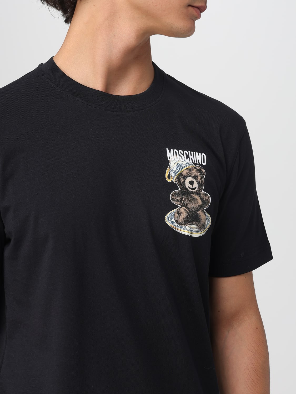 MOSCHINO COUTURE T-SHIRT: T-shirt men Moschino Couture, Black - Img 4