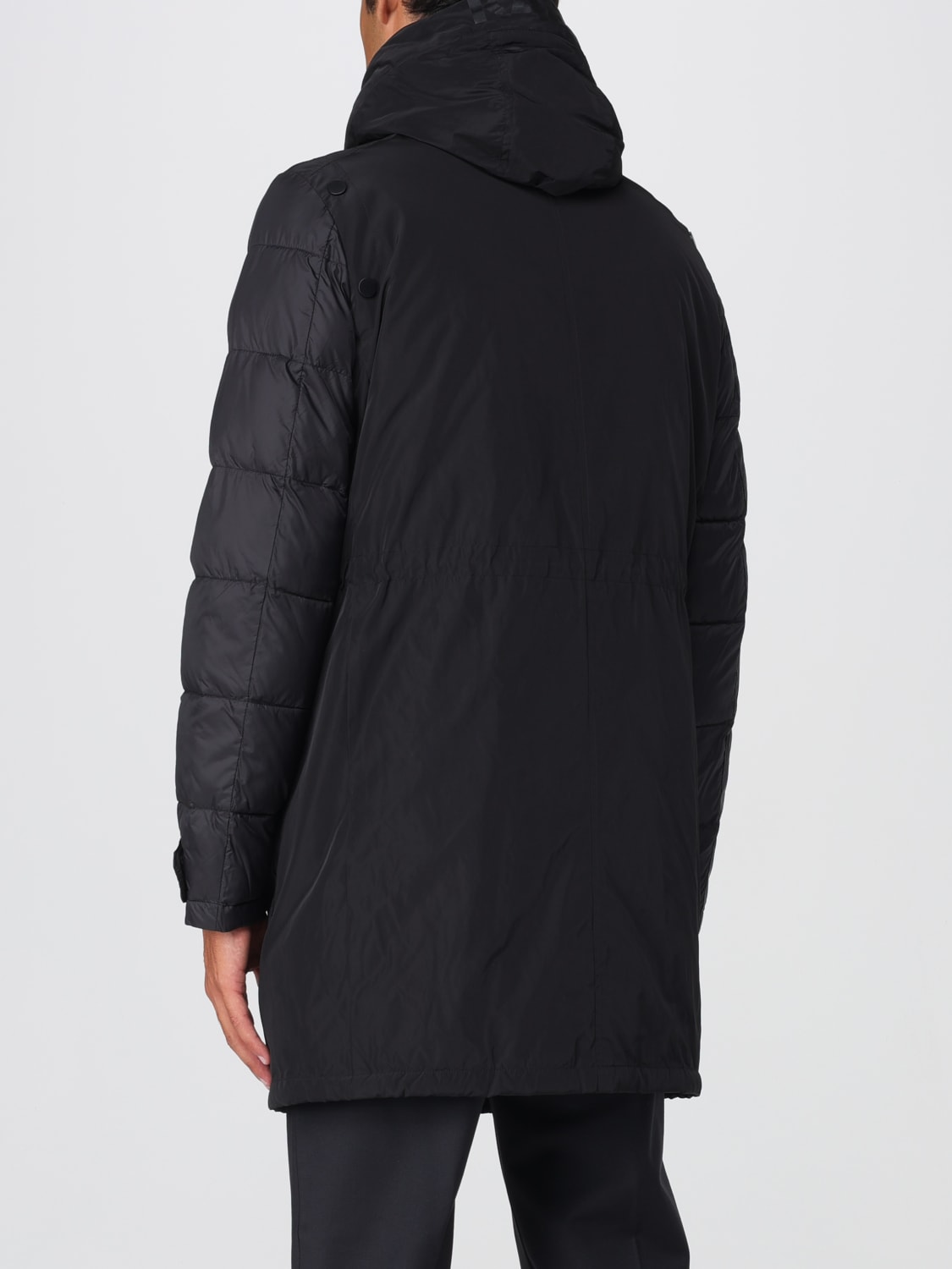 KARL LAGERFELD GIACCA: Piumino Karl Lagerfeld in nylon , Nero - Img 2