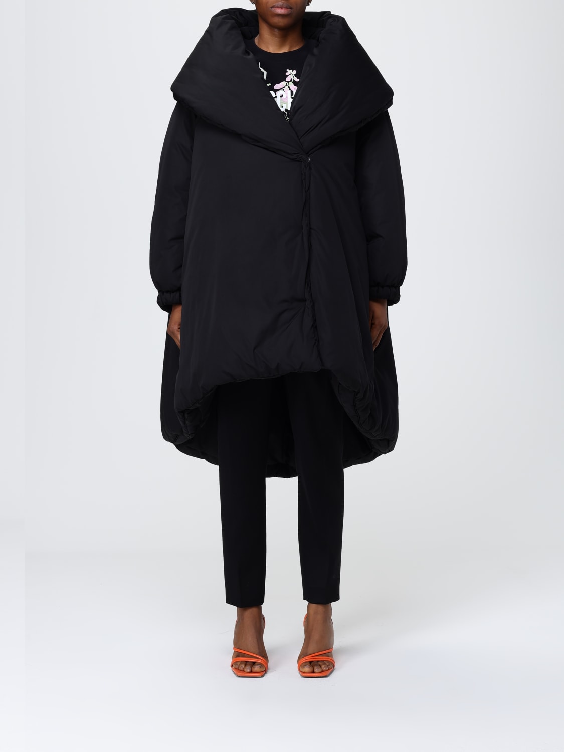 MOSCHINO COUTURE CHAQUETA: Abrigo mujer Moschino Couture, Negro - Img 1