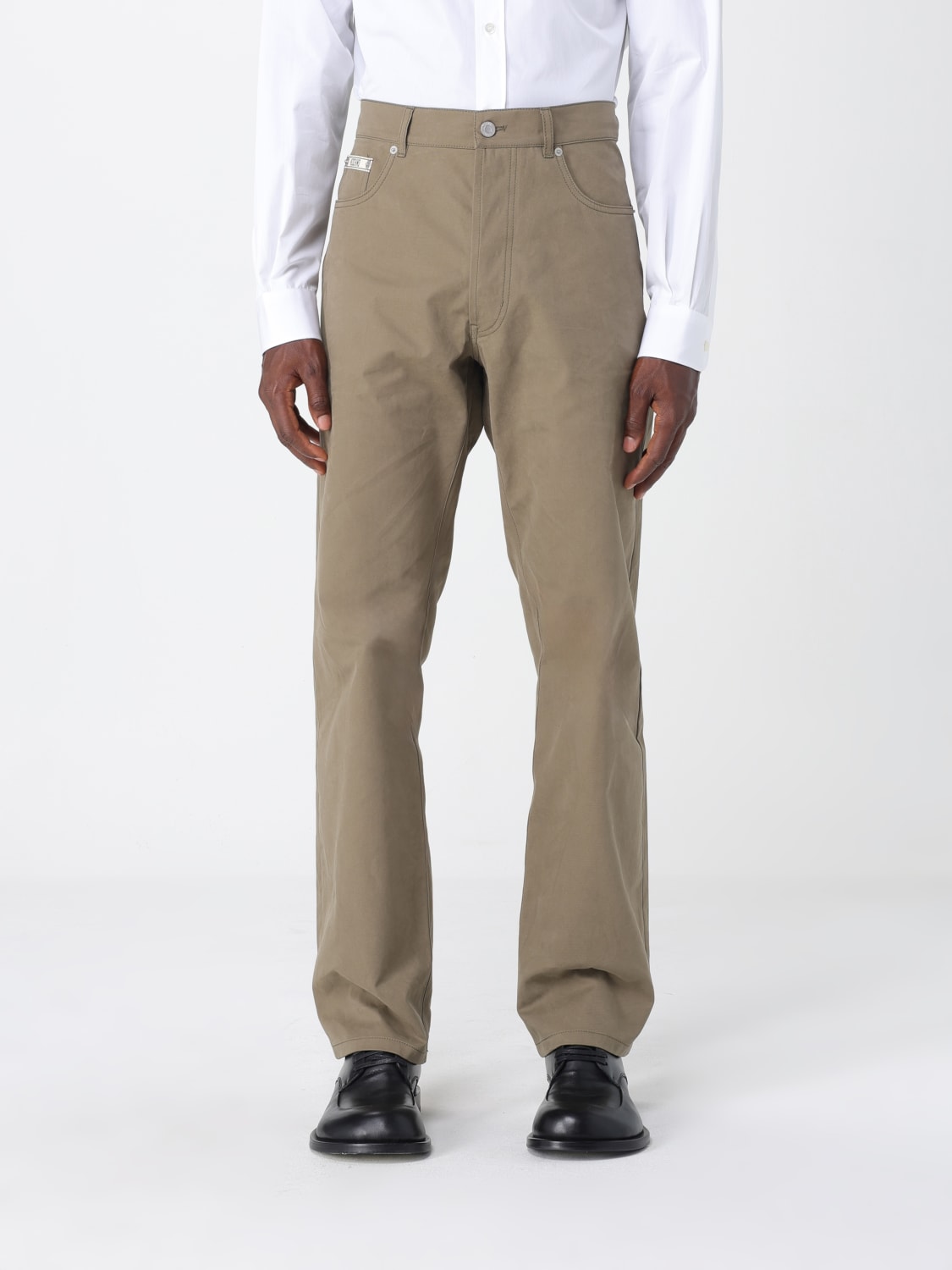 MOSCHINO COUTURE JEANS: Jeans men Moschino Couture, Brown - Img 1