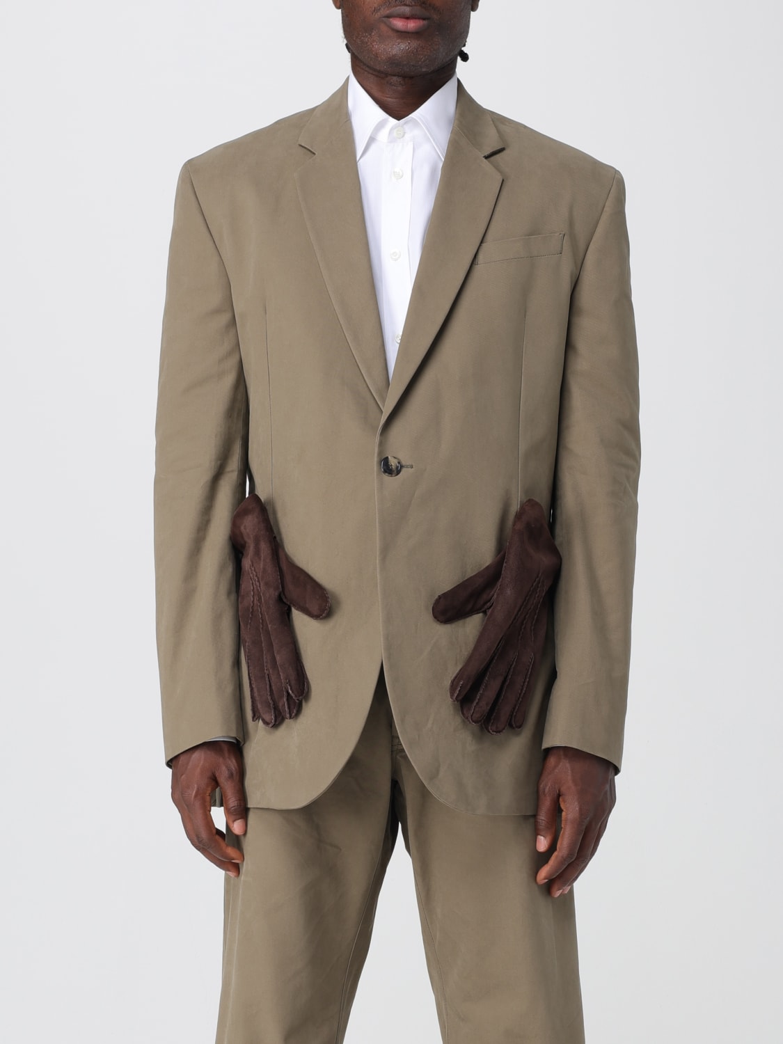 MOSCHINO COUTURE JACKET: Blazer men Moschino Couture, Green - Img 1