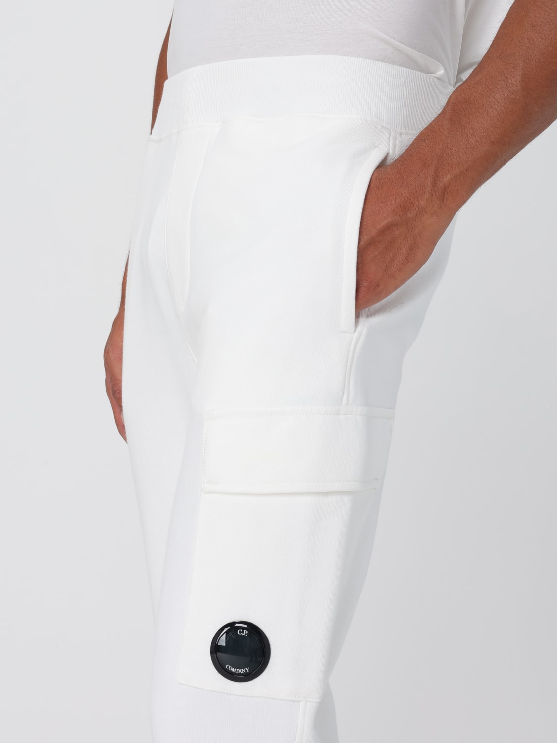 C.P. COMPANY PANTS: Pants men C.P. Company, White - Img 4