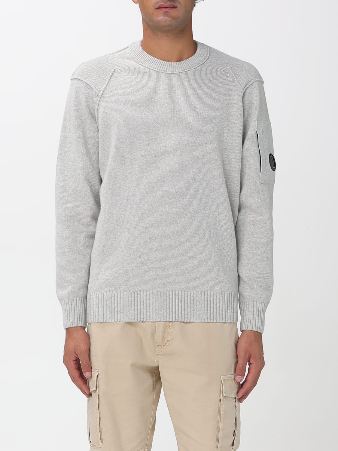 C.P. COMPANY SWEATER: Sweater men C.P. Company, White - Img 1
