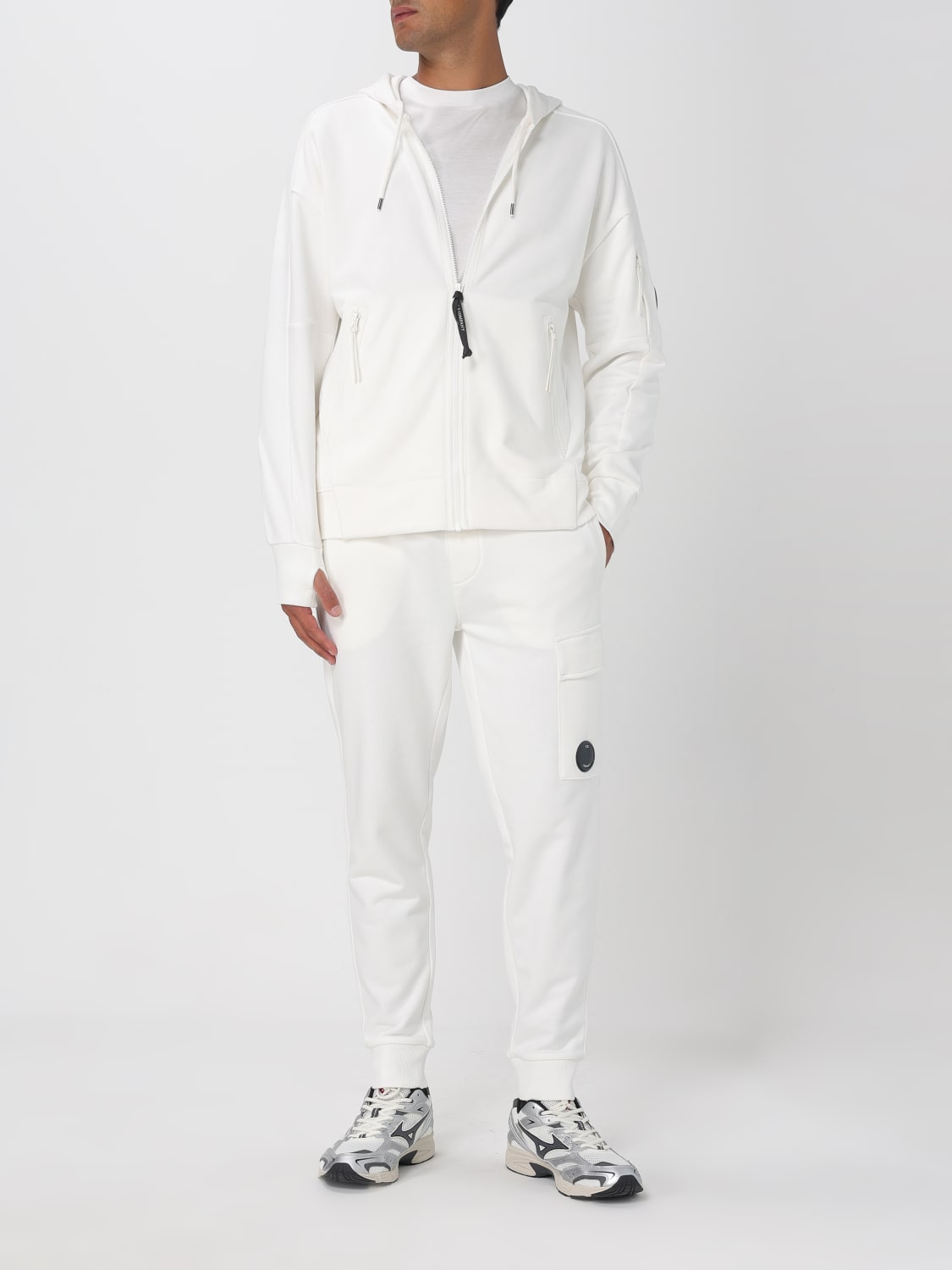 C.P. COMPANY SWEATSHIRT: Sweatshirt homme C.P. Company, Blanc - Img 2