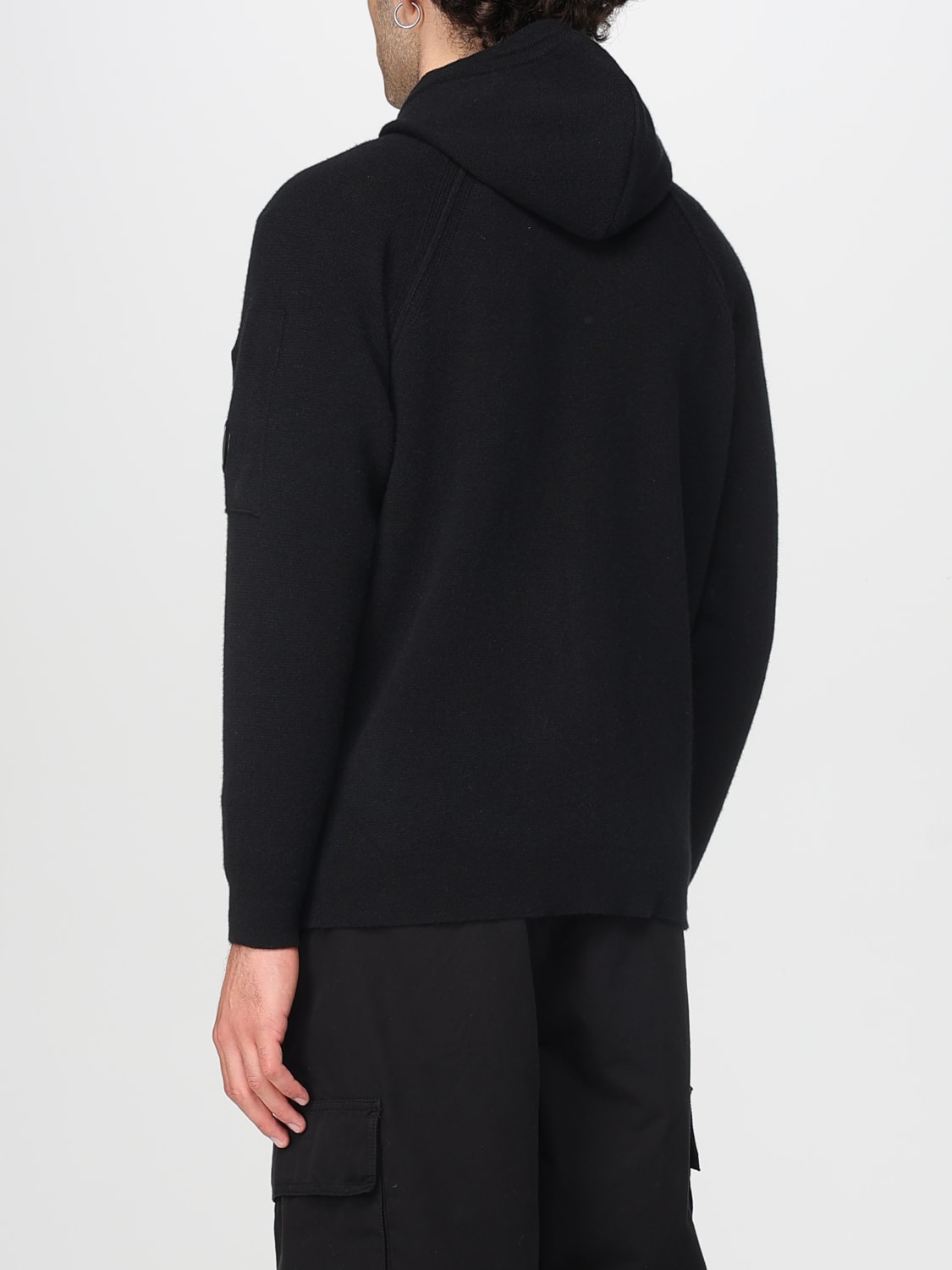C.P. COMPANY SWEATSHIRT: Sweater men C.P. Company, Black - Img 3