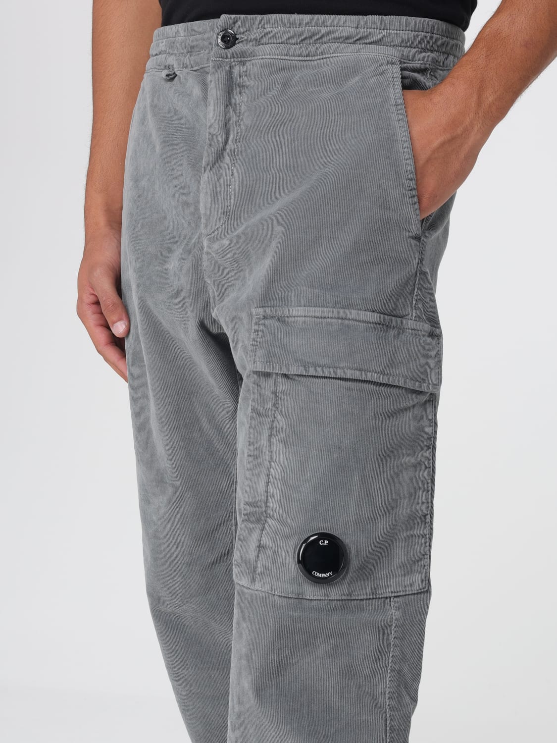 C.P. COMPANY PANTS: Pants men C.P. Company, Charcoal - Img 3