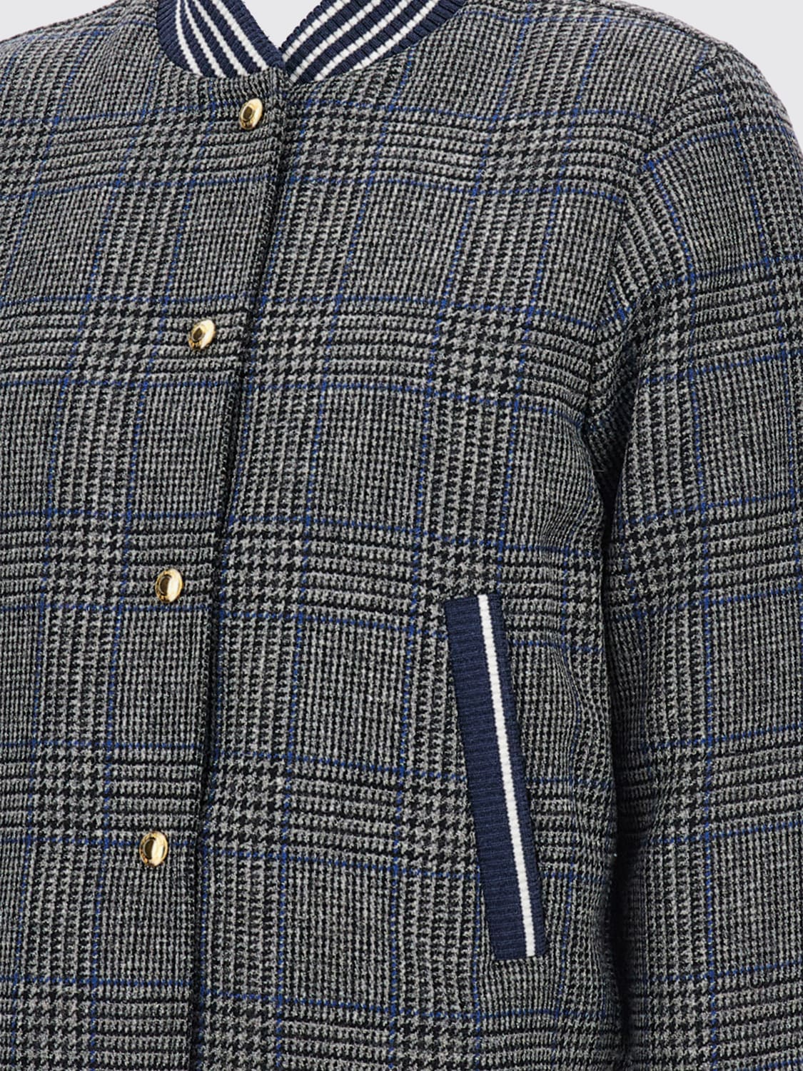 THOM BROWNE VESTE: Blazer femme Thom Browne, Gris - Img 4