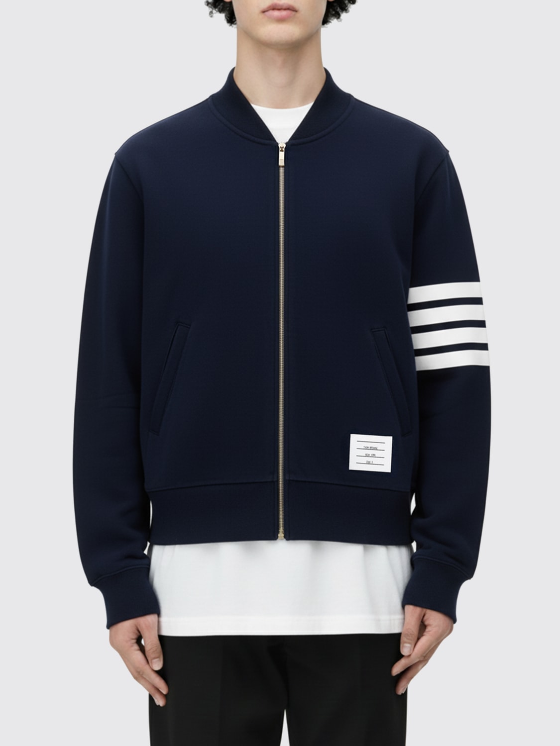 THOM BROWNE SWEATSHIRT: Sweatshirt herren Thom Browne, Blau - Img 1