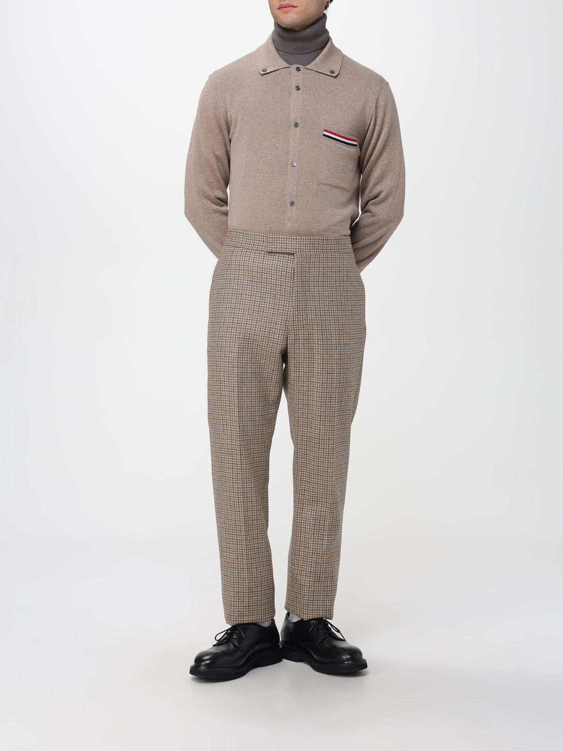 THOM BROWNE SHIRT: Sweater men Thom Browne, Beige - Img 2