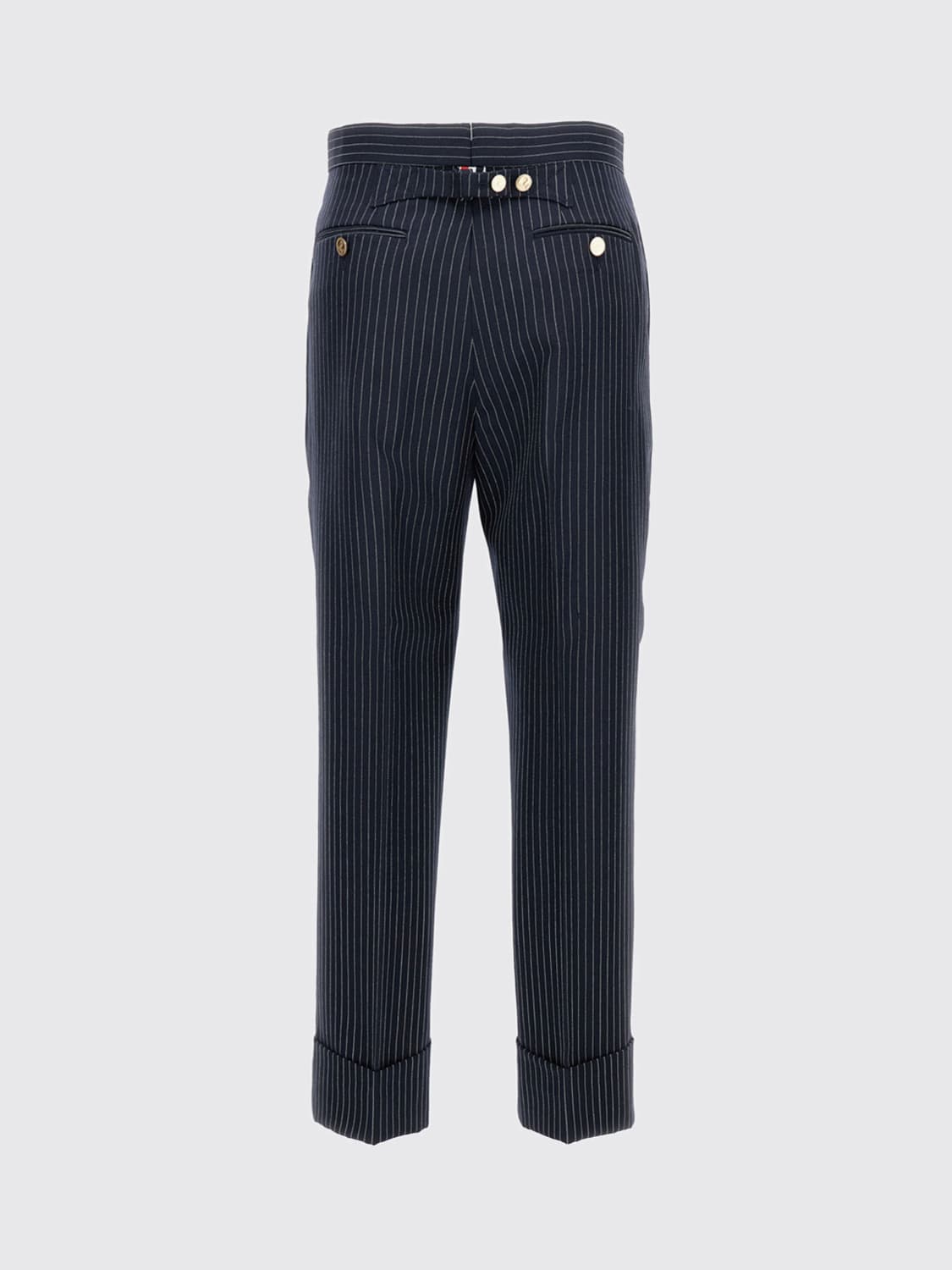 THOM BROWNE PANTALONES: Pantalón mujer Thom Browne, Azul Oscuro - Img 2