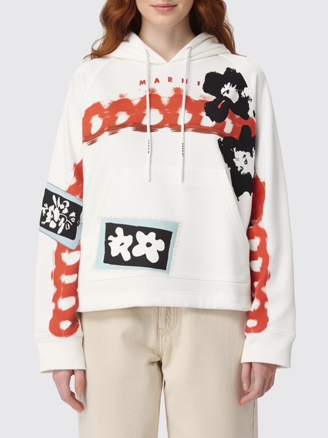 MARNI SWEATSHIRT: Pullover damen Marni, Weiß - Img 1