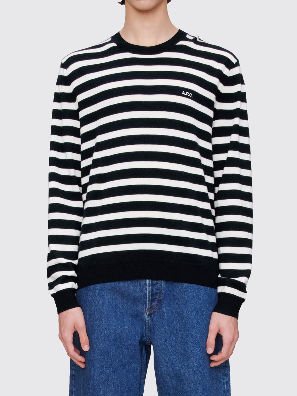 A.P.C. JERSEY: Jersey hombre A.P.C., Azul Oscuro - Img 1