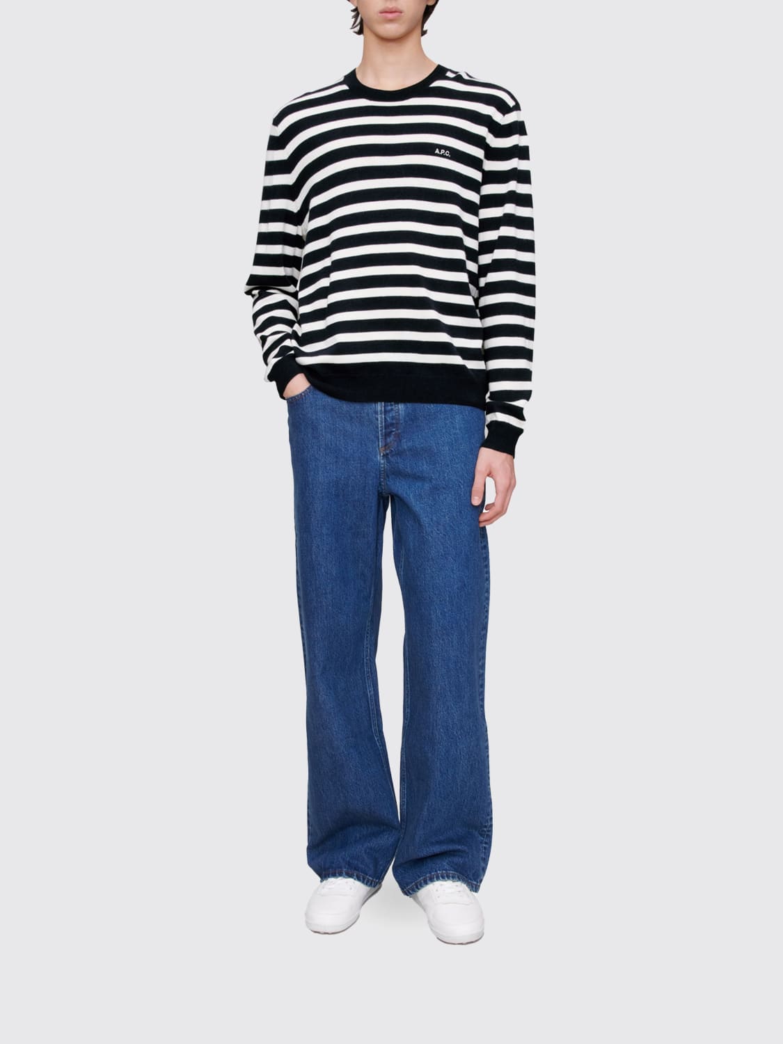 A.P.C. JERSEY: Jersey hombre A.P.C., Azul Oscuro - Img 2