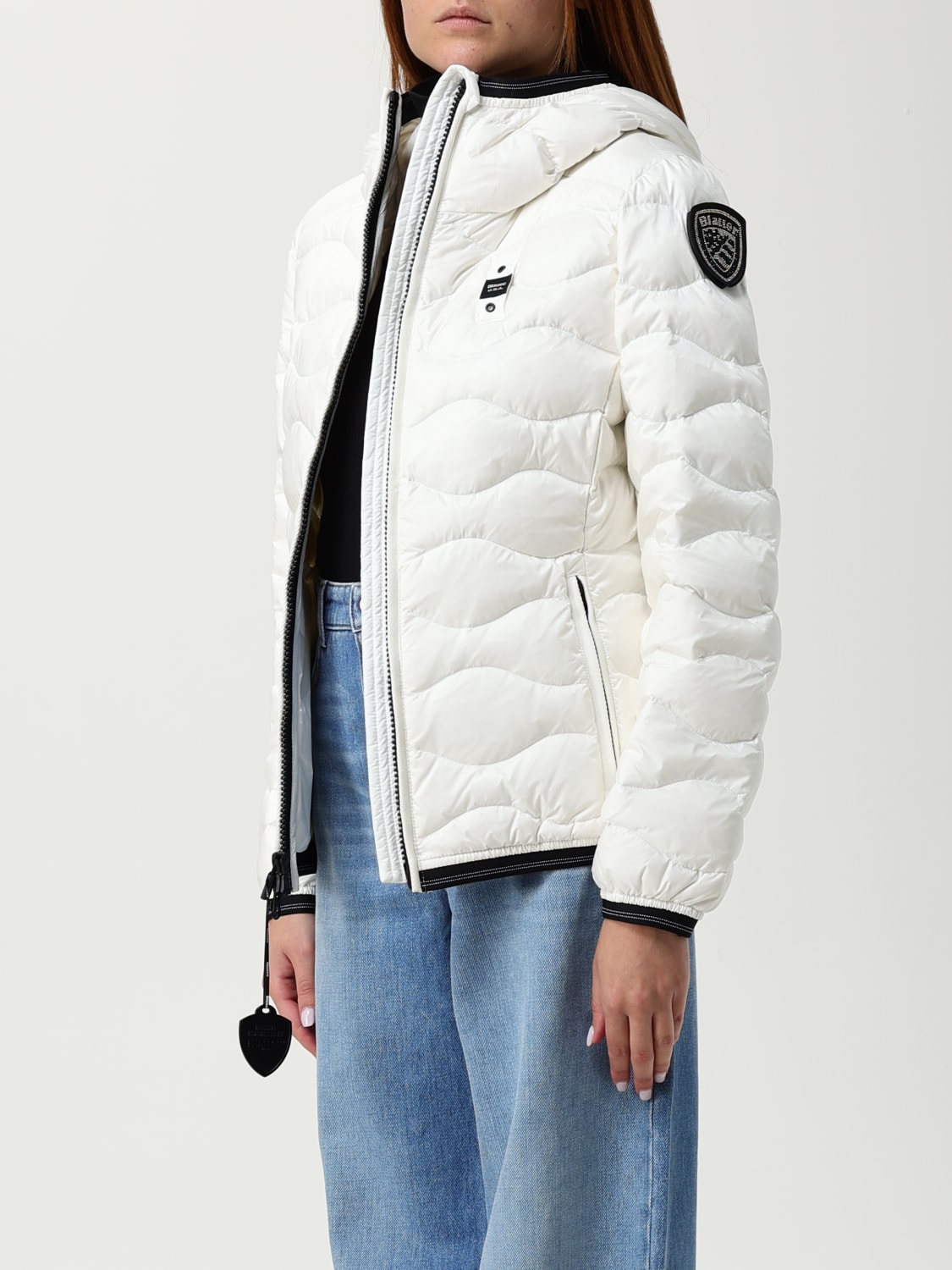 BLAUER JACKET: Jacket woman Blauer, White - Img 3