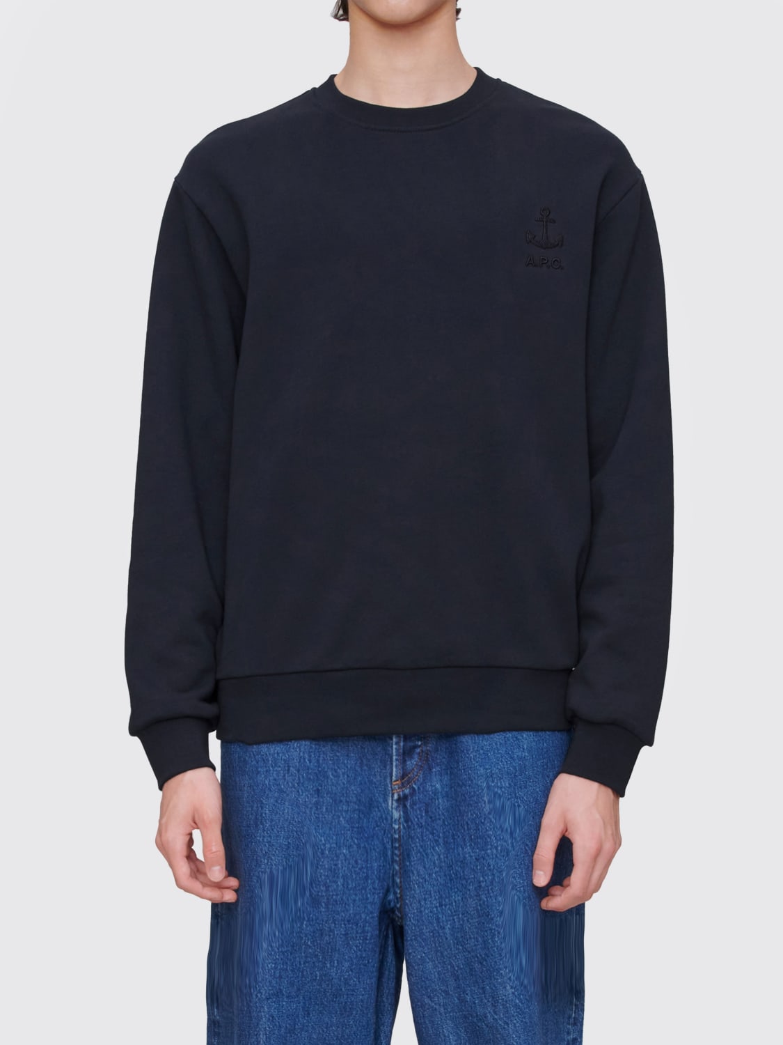 A.P.C. SUDADERA: Sudadera hombre A.P.C., Azul Oscuro - Img 1