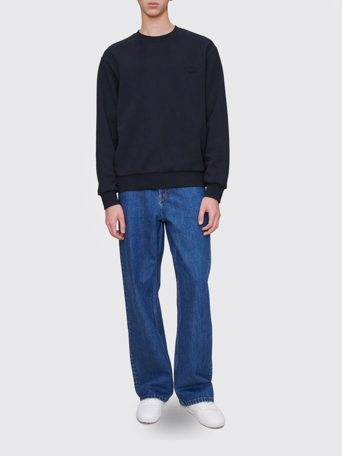 A.P.C. SUDADERA: Sudadera hombre A.P.C., Azul Oscuro - Img 2