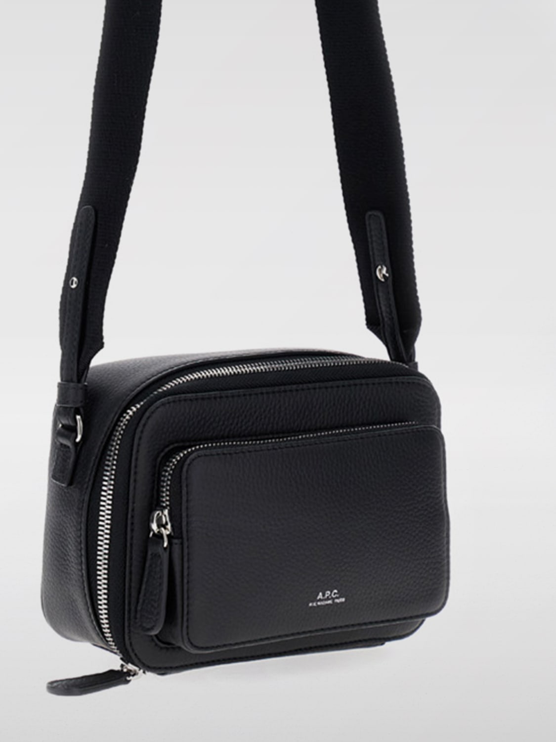 A.P.C. UMHÄNGETASCHE: Tasche herren A.P.C., Schwarz - Img 3