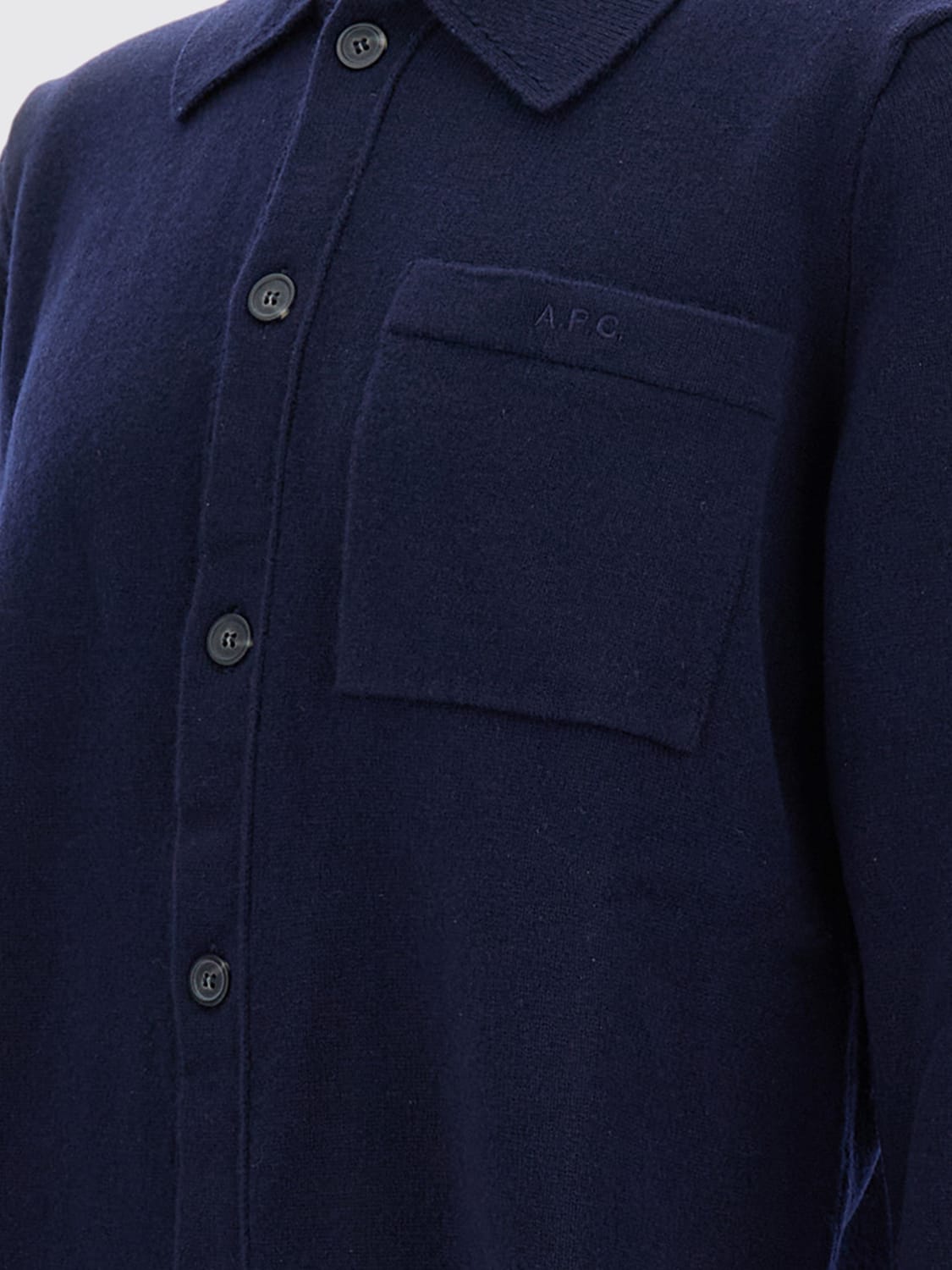 A.P.C. JACKET: Blazer men A.P.C., Blue - Img 4