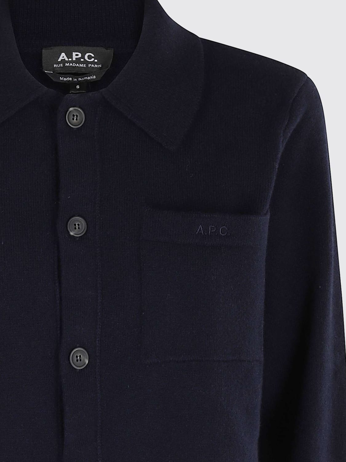 A.P.C. 外套: 西服外套 男士 A.P.C., 海军蓝 - Img 3