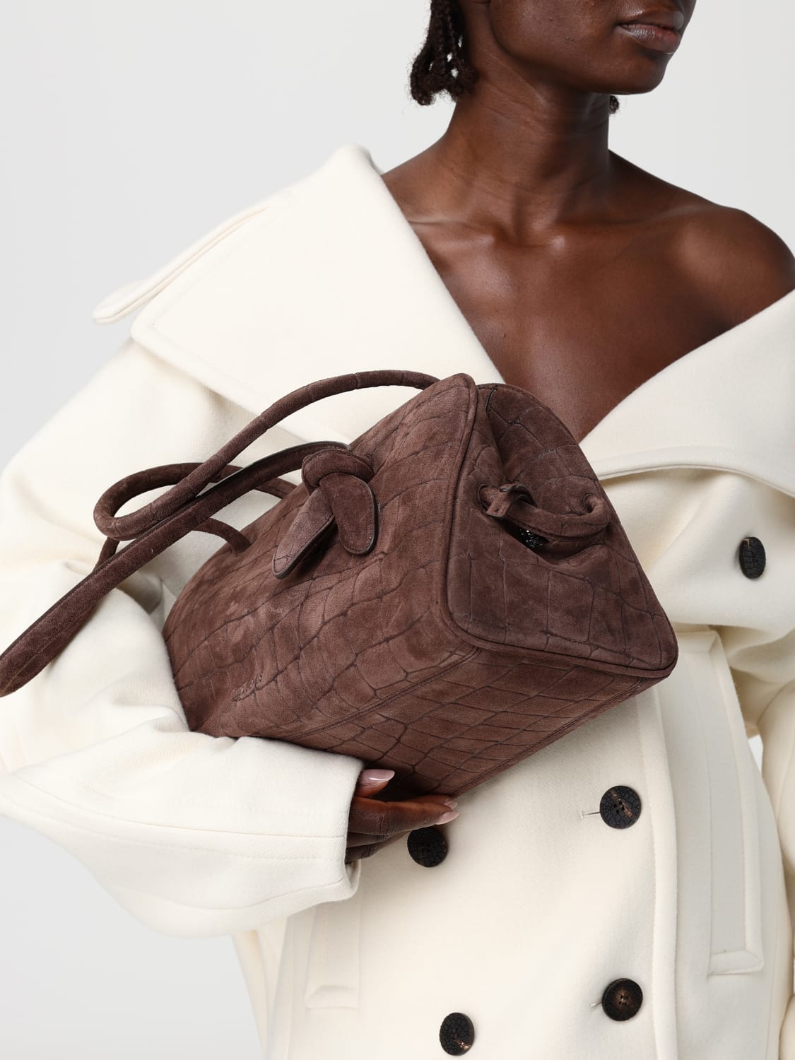JACQUEMUS SHOULDER BAG: Handbag woman Jacquemus, Brown - Img 2