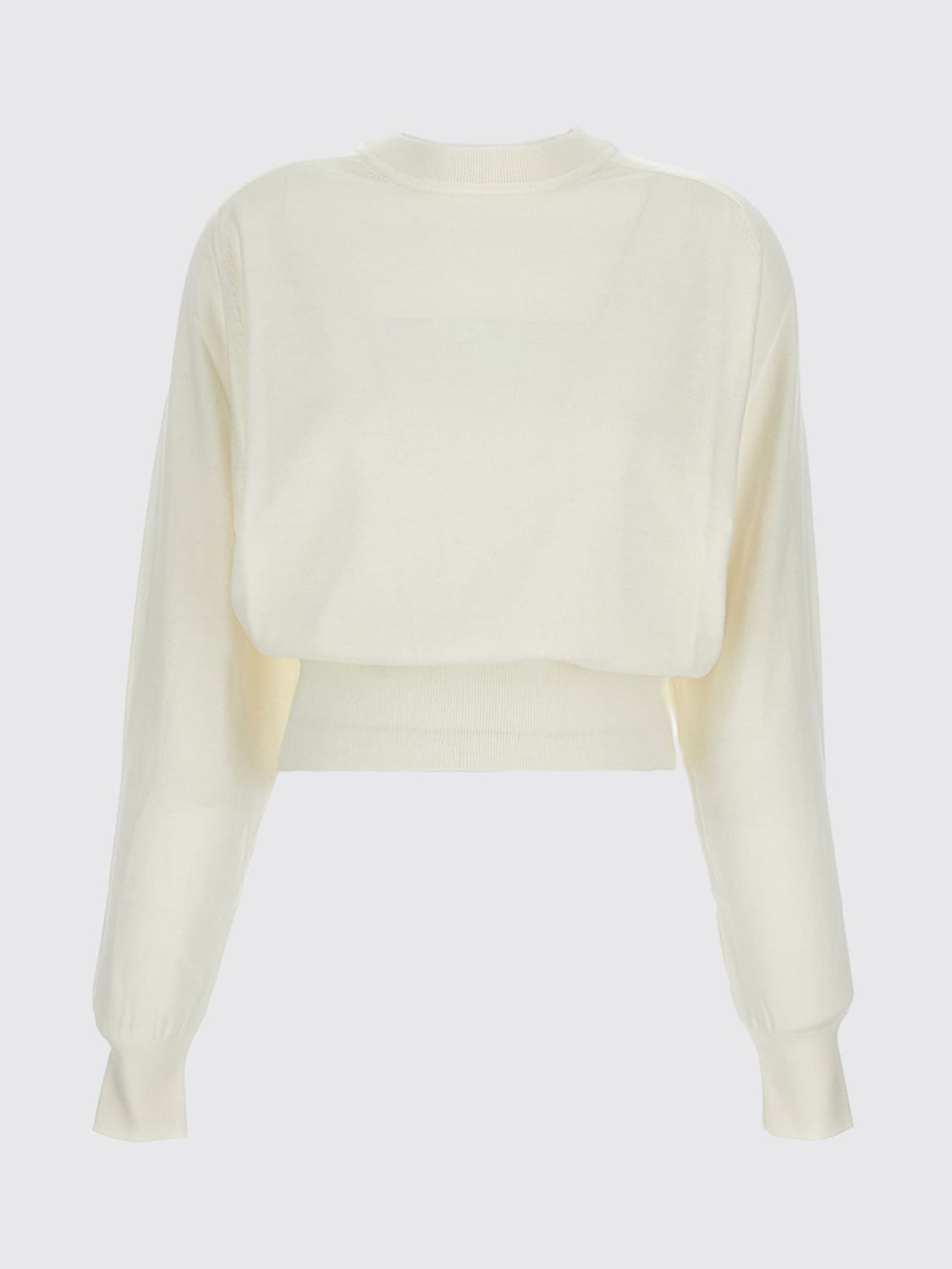 JACQUEMUS SWEATER: Sweater woman Jacquemus, White - Img 1