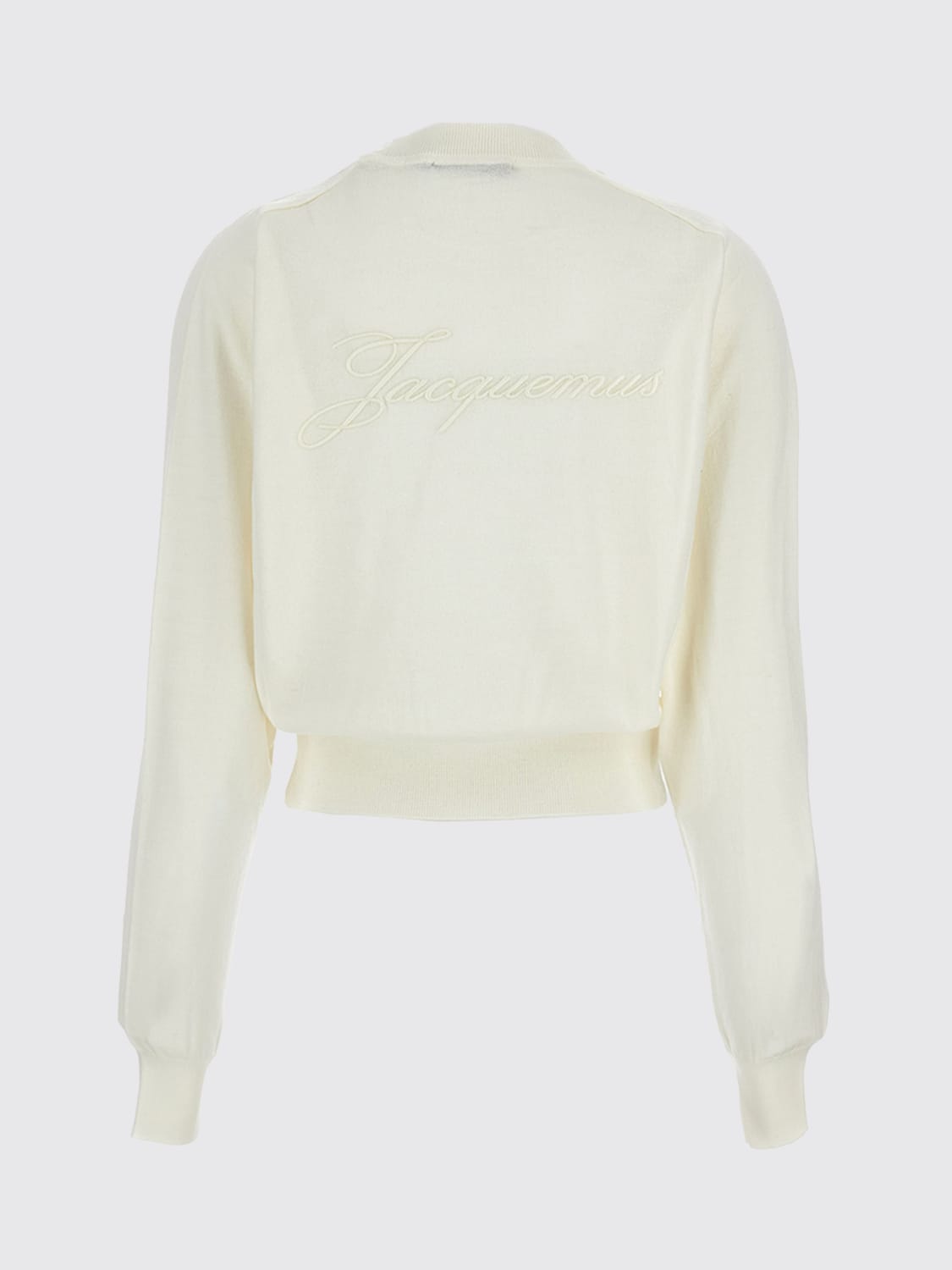 JACQUEMUS SWEATER: Sweater woman Jacquemus, White - Img 2