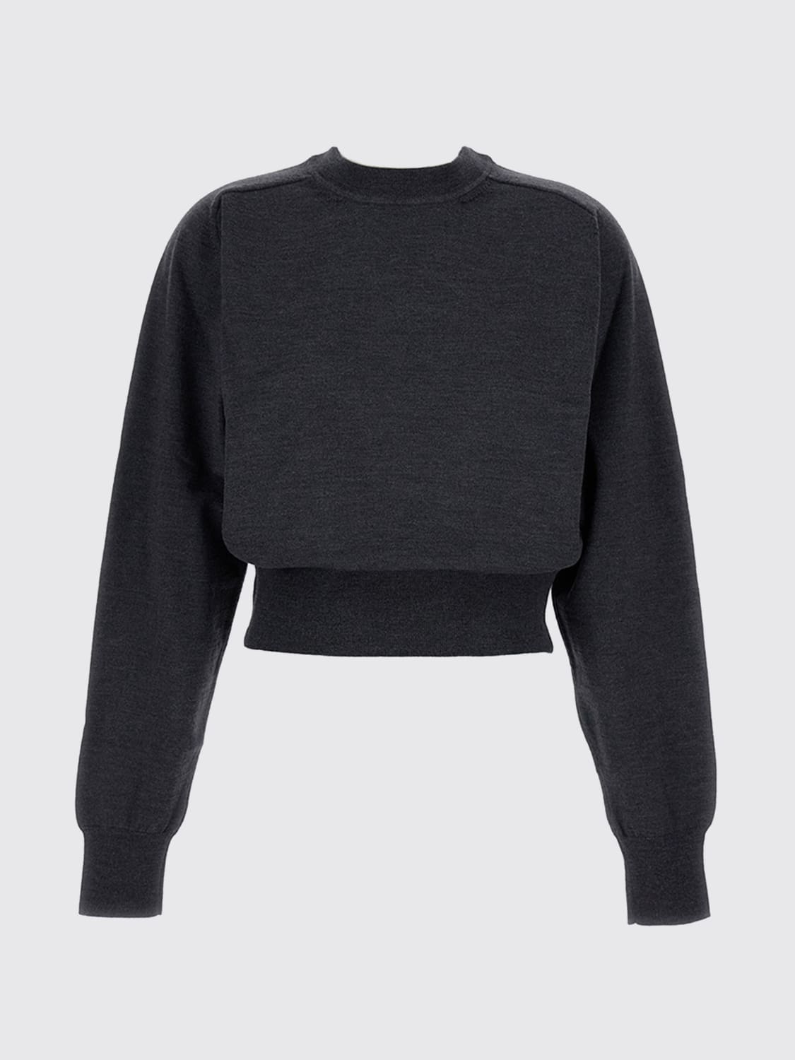 JACQUEMUS SWEATER: Sweater woman Jacquemus, Grey - Img 1
