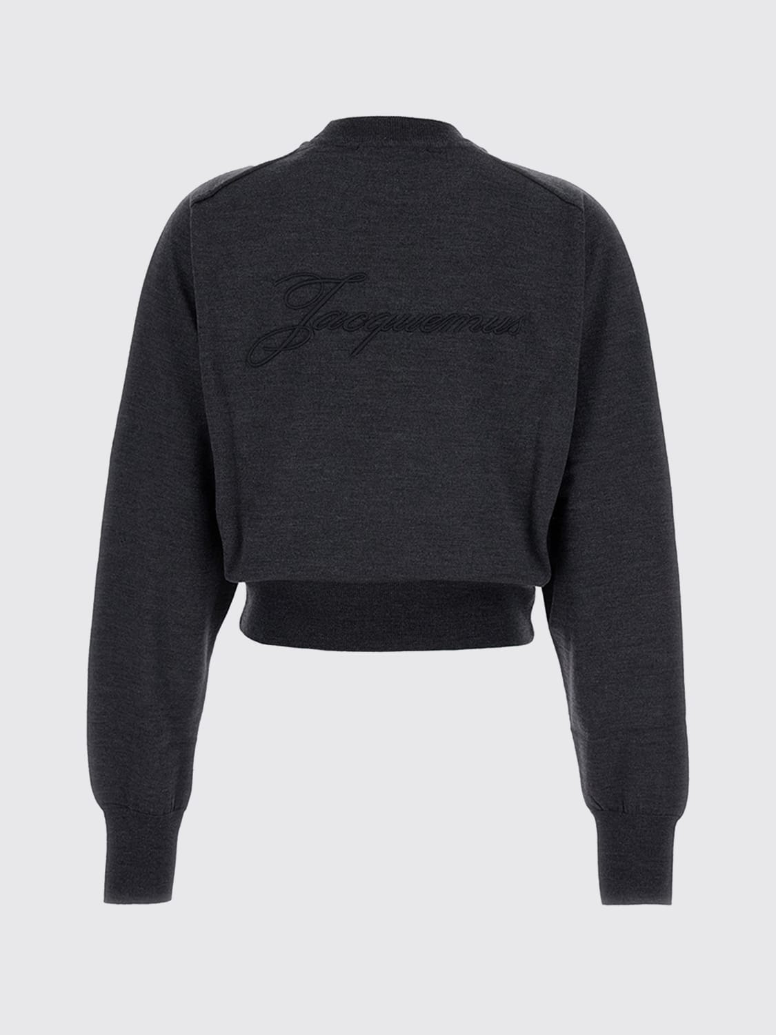 JACQUEMUS SWEATER: Sweater woman Jacquemus, Grey - Img 2