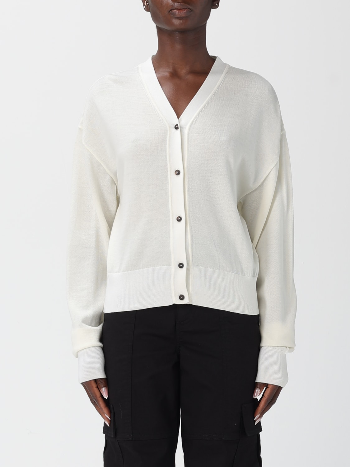 JACQUEMUS SWEATER: Sweater woman Jacquemus, White - Img 1