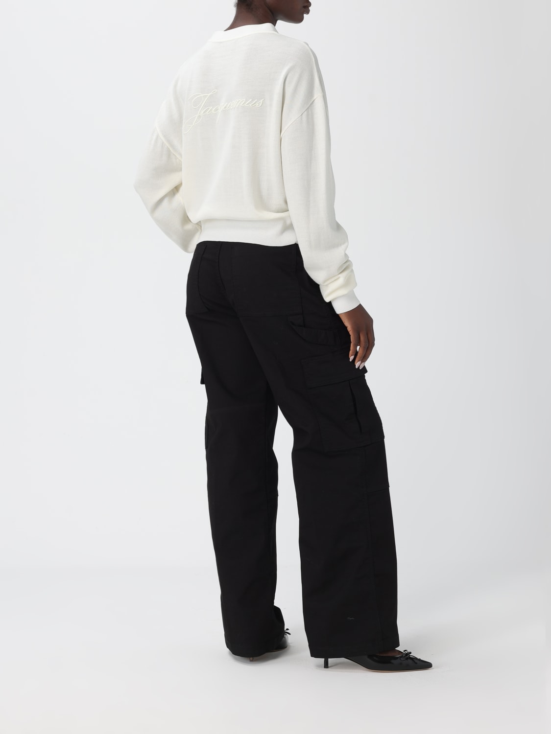 JACQUEMUS SWEATER: Sweater woman Jacquemus, White - Img 2
