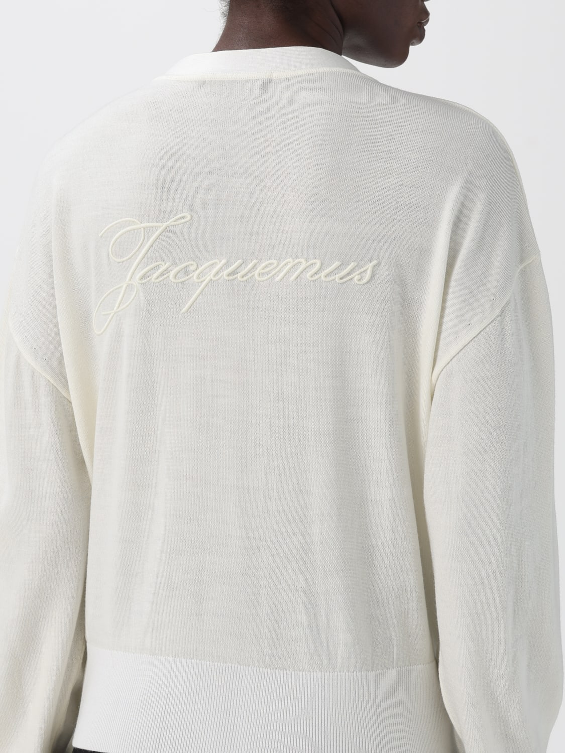JACQUEMUS SWEATER: Sweater woman Jacquemus, White - Img 5