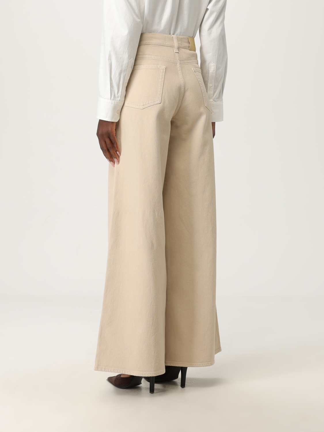 7 FOR ALL MANKIND JEANS: Jeans damen 7 For All Mankind, Cream - Img 2