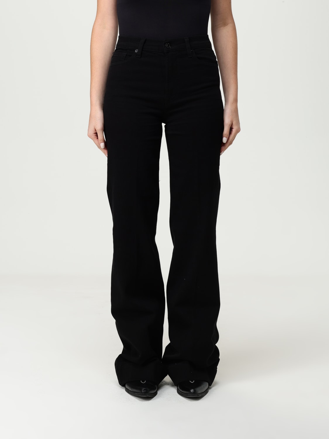 7 FOR ALL MANKIND JEANS: Jeans woman 7 For All Mankind, Denim - Img 1