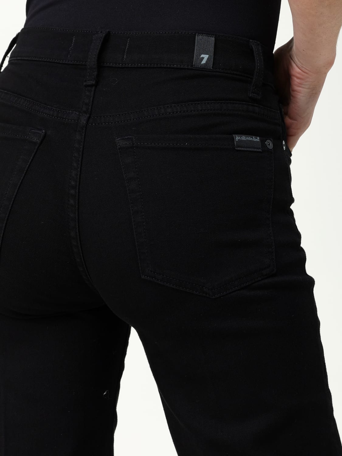 7 FOR ALL MANKIND JEANS: Jeans woman 7 For All Mankind, Denim - Img 3