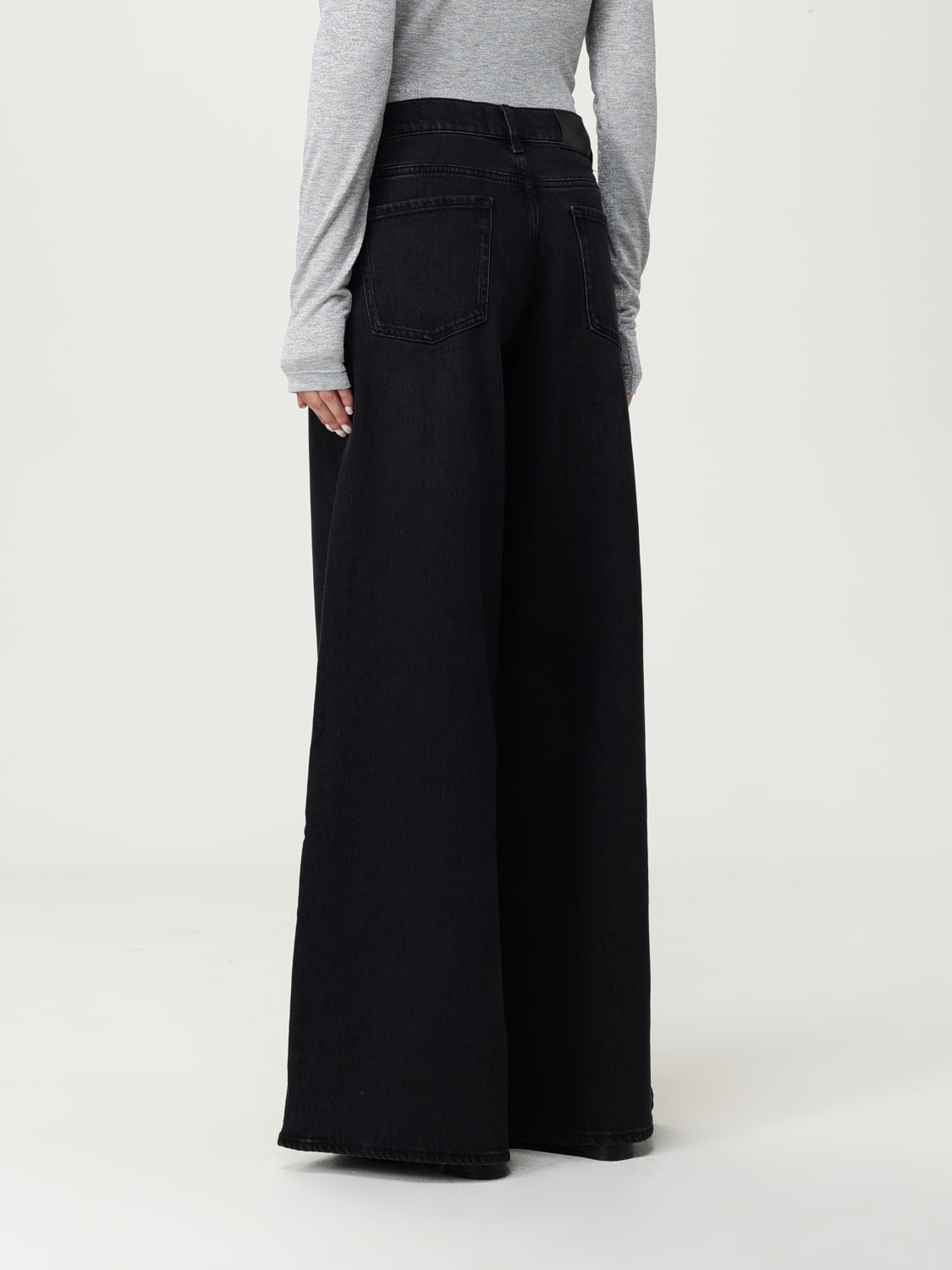 7 FOR ALL MANKIND JEANS: Jeans damen 7 For All Mankind, Schwarz - Img 2