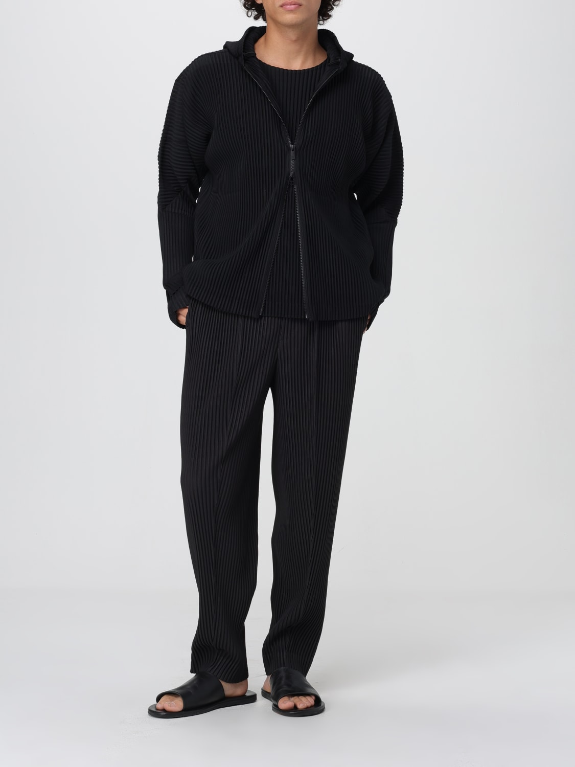 HOMME PLISSE' ISSEY MIYAKE T-SHIRT: T-shirt men Homme Plisse' Issey Miyake, Black - Img 2