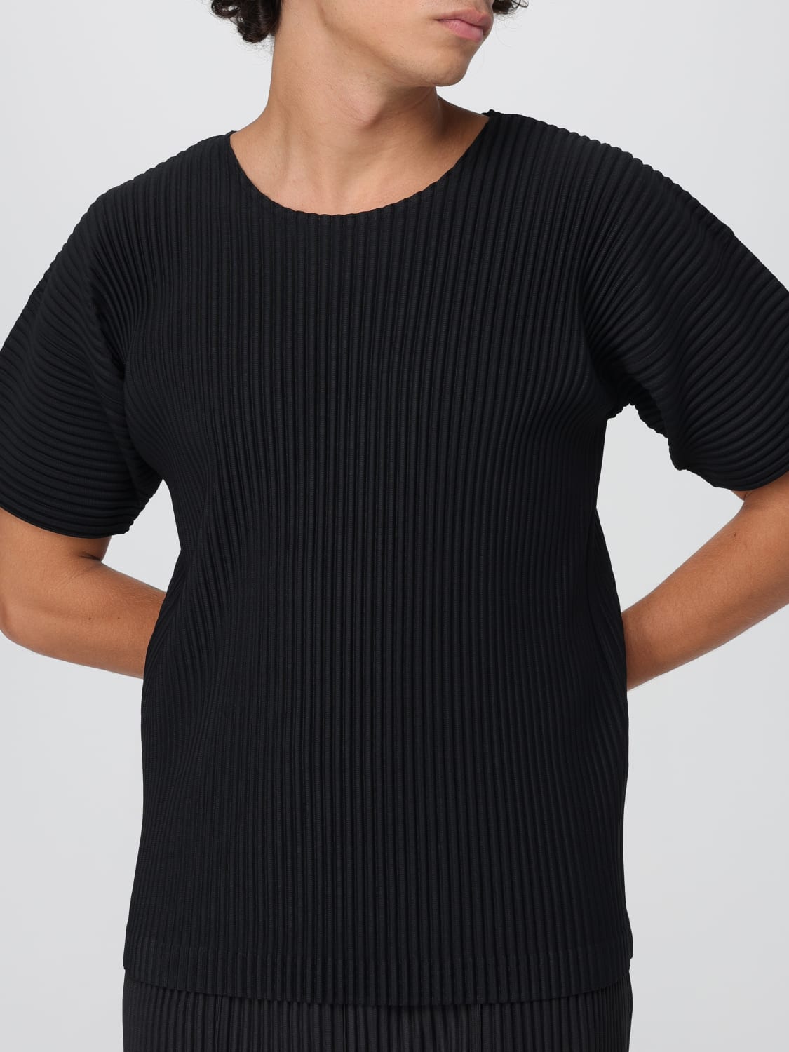 HOMME PLISSE' ISSEY MIYAKE T-SHIRT: T-shirt men Homme Plisse' Issey Miyake, Black - Img 5