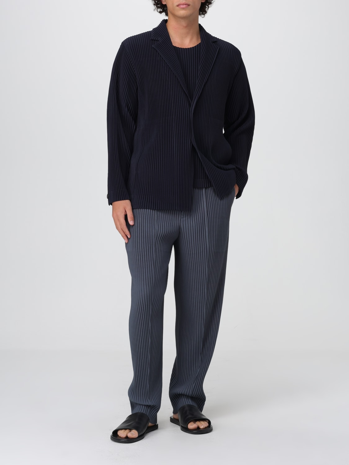 HOMME PLISSE' ISSEY MIYAKE JACKE: Mantel herren Homme Plisse' Issey Miyake, Blau - Img 2