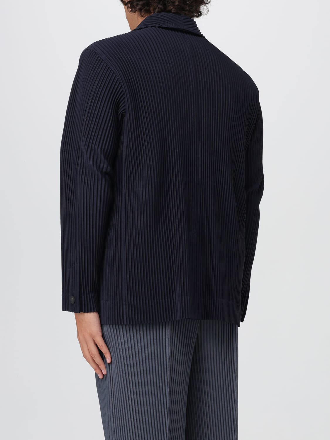 HOMME PLISSE' ISSEY MIYAKE JACKE: Mantel herren Homme Plisse' Issey Miyake, Blau - Img 3
