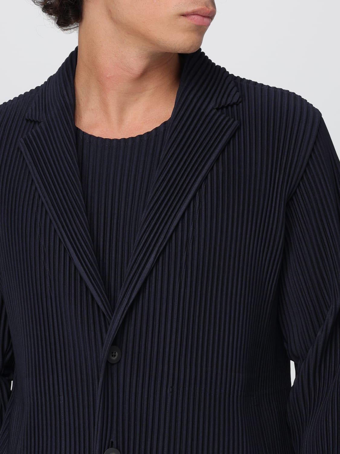 HOMME PLISSE' ISSEY MIYAKE JACKE: Mantel herren Homme Plisse' Issey Miyake, Blau - Img 5