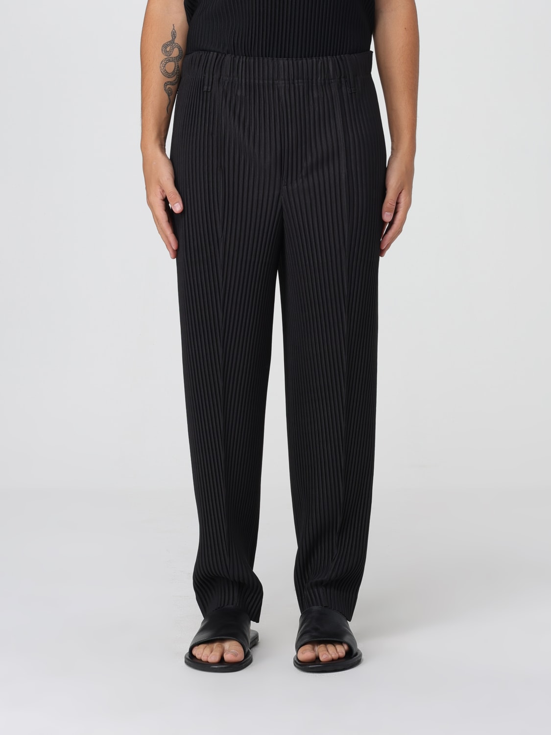 HOMME PLISSE' ISSEY MIYAKE PANTS: Pants men Homme Plisse' Issey Miyake, Grey 1 - Img 1
