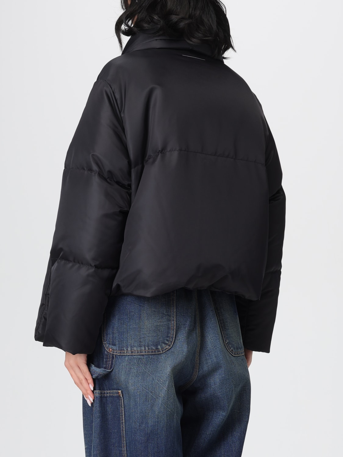 MM6 MAISON MARGIELA CHAQUETA: Abrigo mujer Mm6 Maison Margiela, Negro - Img 3