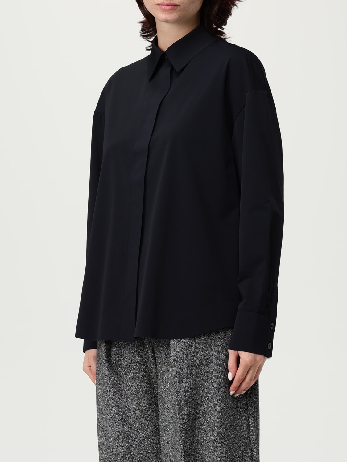 MM MAX MARA CAMISA: Camisa mujer Mm Max Mara, Negro - Img 4